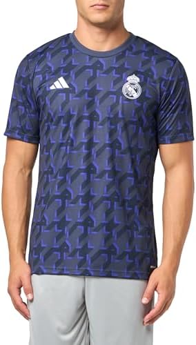 adidas Camiseta masculina Real Madrid 23/24 pré-jogo, Shadow Navy
